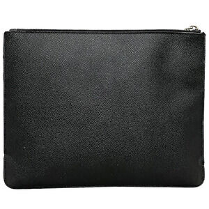 Givenchy Dog Handbag Rottweiler Black Bag Zipper Clutch Clutch Shoulder Silver
